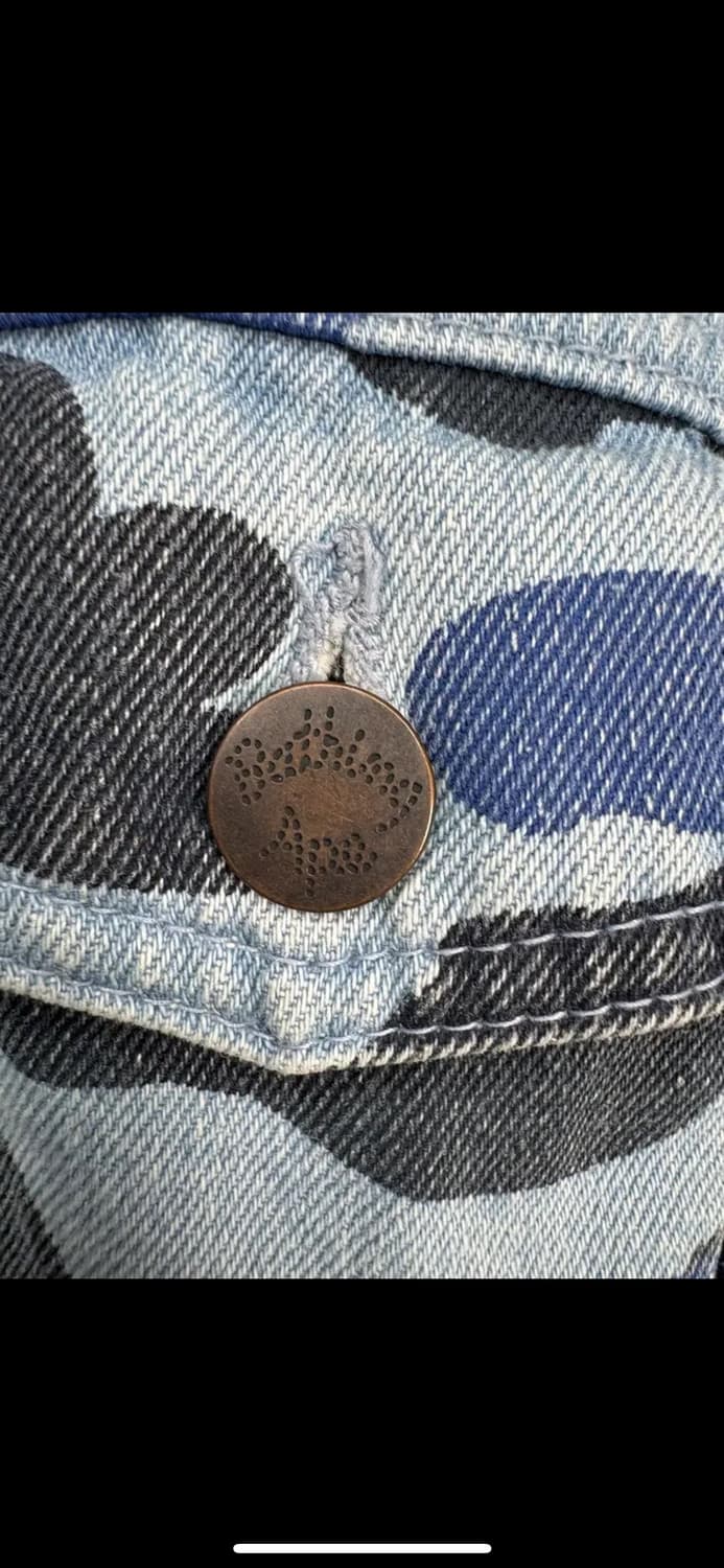 베이프 블루 카모데님 자켓 H1414 상품이미지4