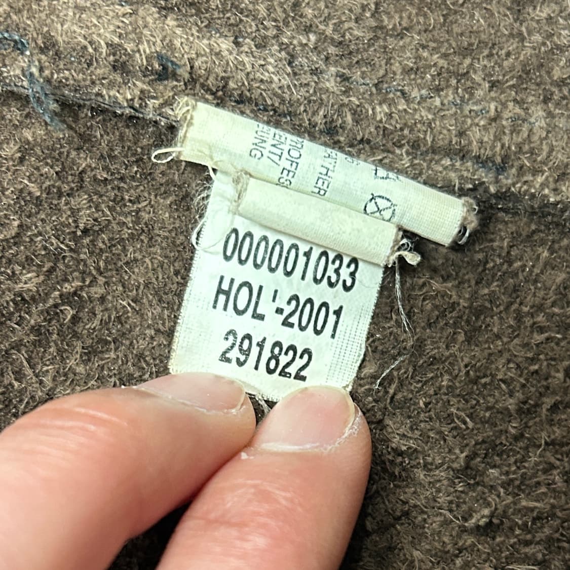 올드 갭 카우레더 트러커 자켓 다크브라운 상품이미지9