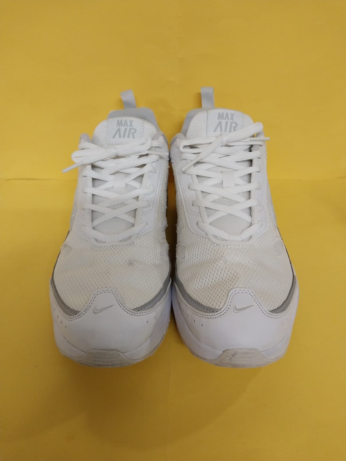 남성 나이키 에어맥스 AP 화이트 퓨어 플래티넘 운동화 (290) 상품이미지2