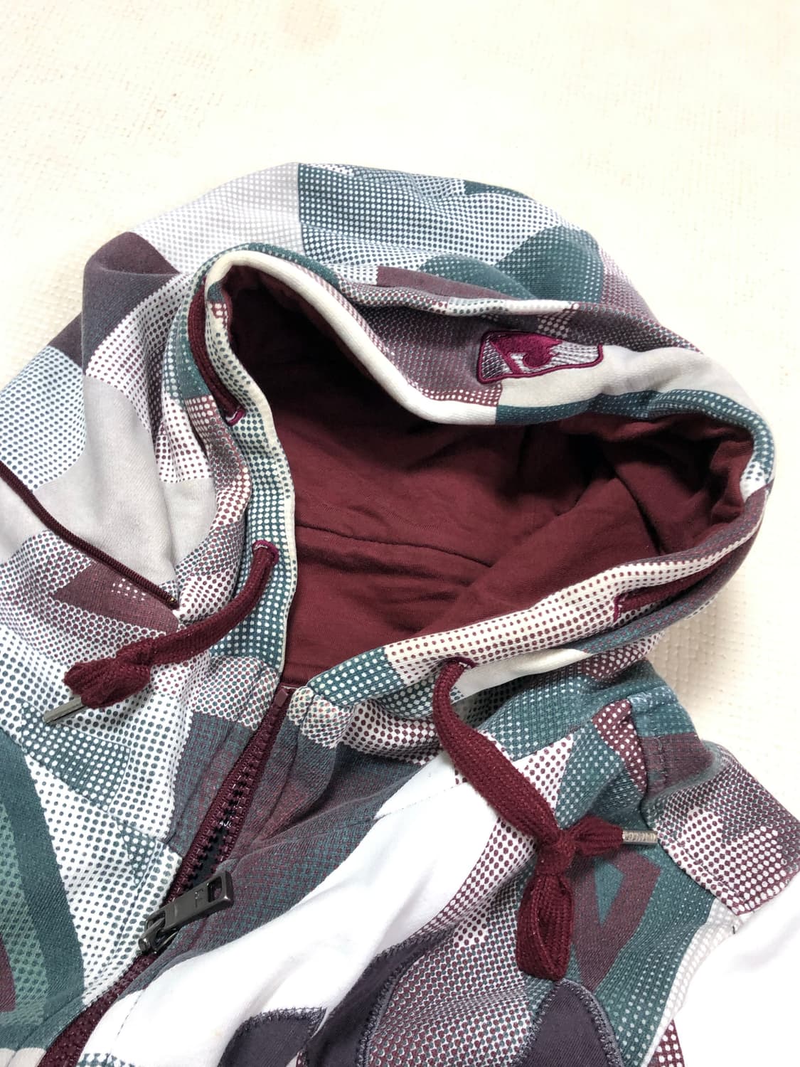 빈티지 mlb 화이트 후드집업 상품이미지10