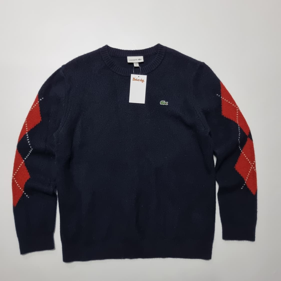 라코스테 아가일 니트 상품이미지1