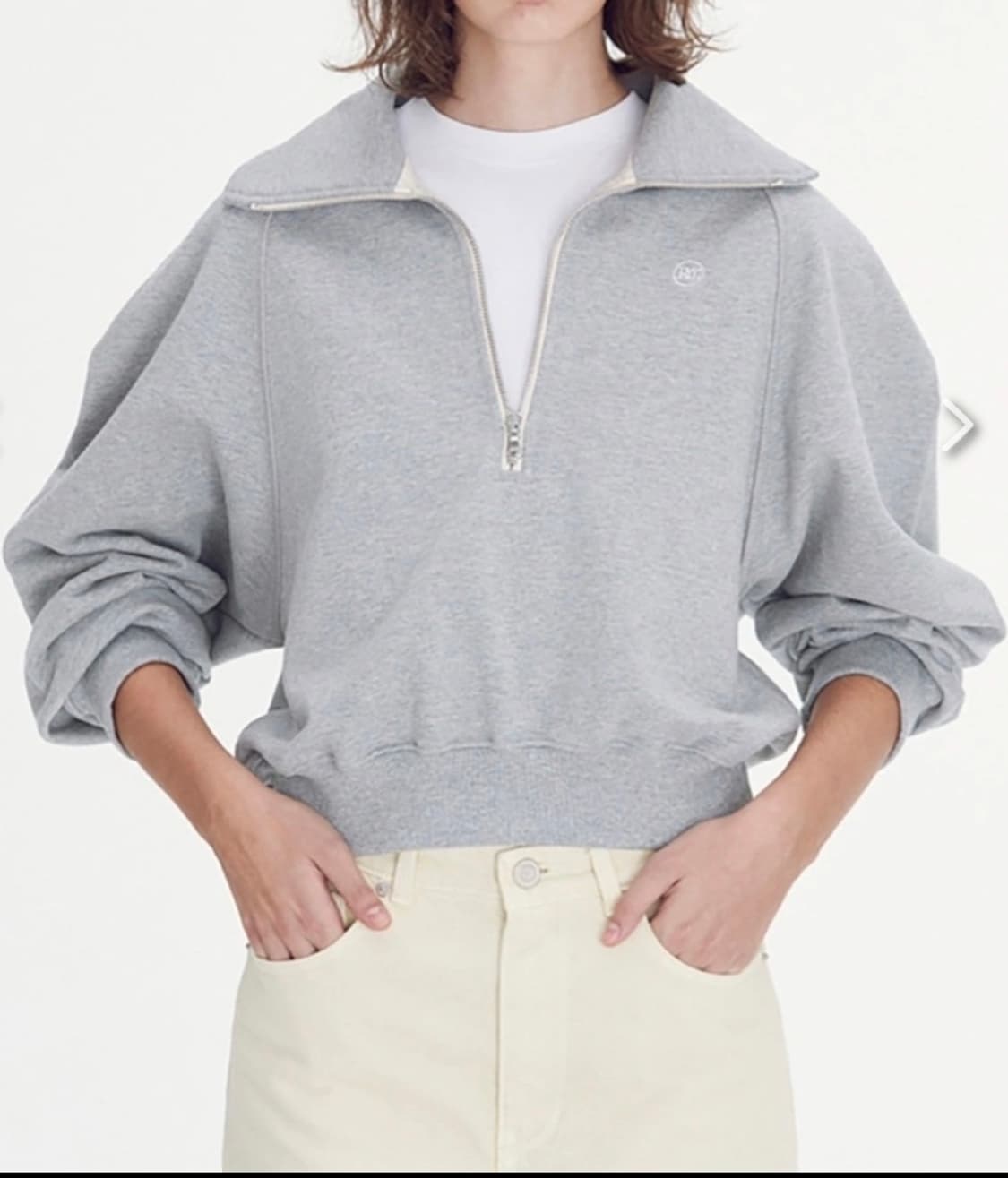 렉토 하프집업 맨투맨 상품이미지1