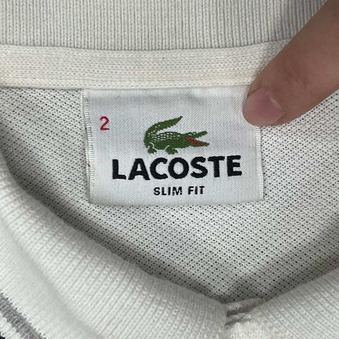 라코스테 로고 패치 카라넥 티셔츠 v0340 상품이미지9