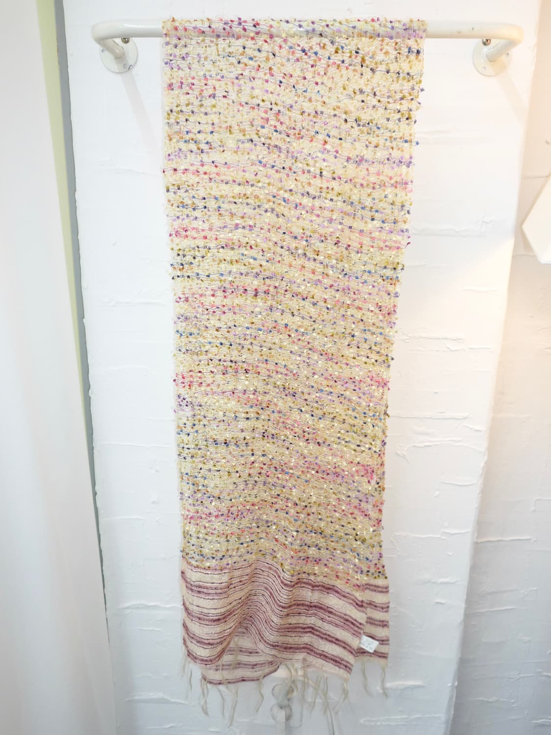 Pink striped muffler 상품이미지4