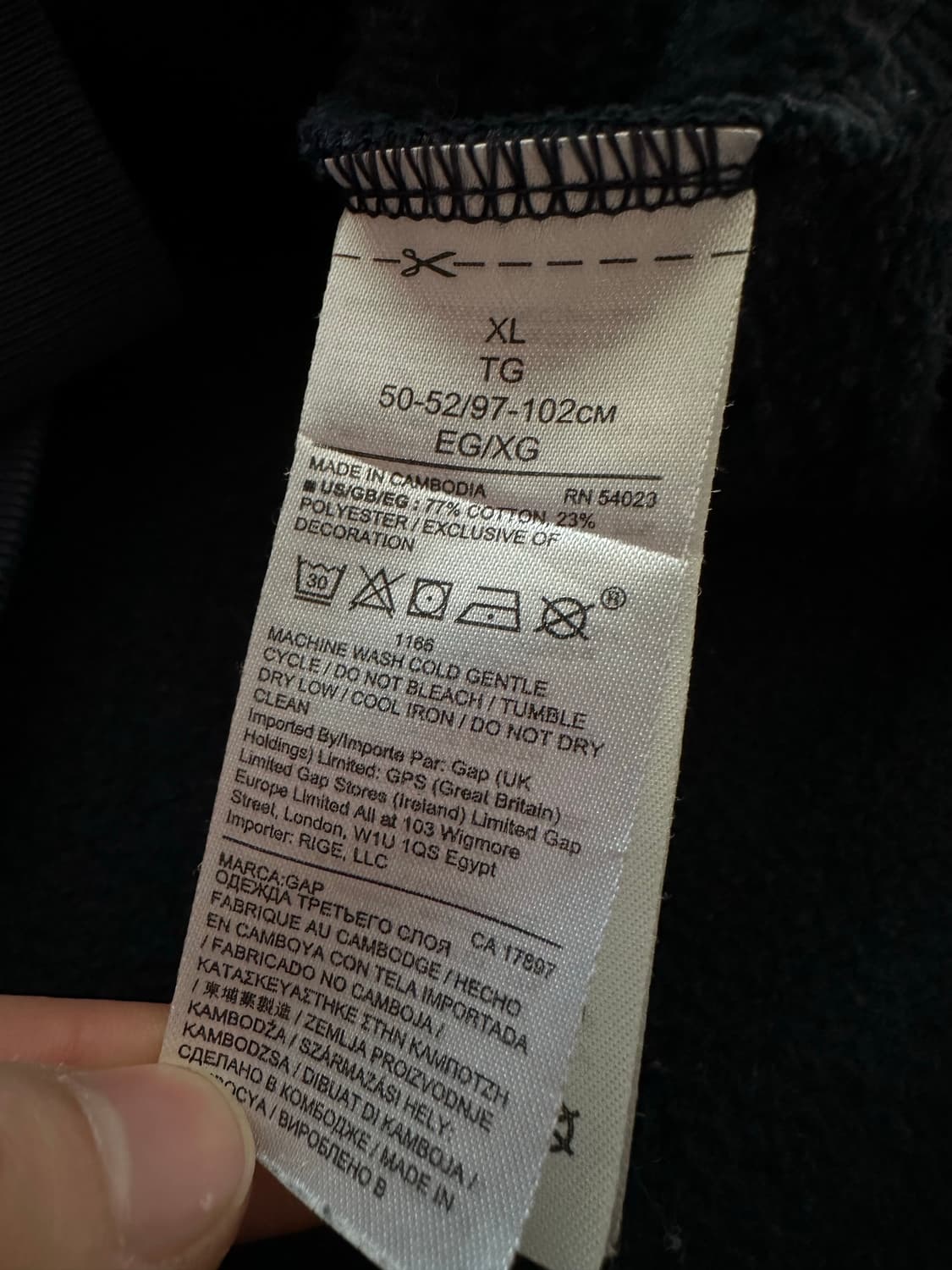 Gap 갭 후드티 네이비 상품이미지3