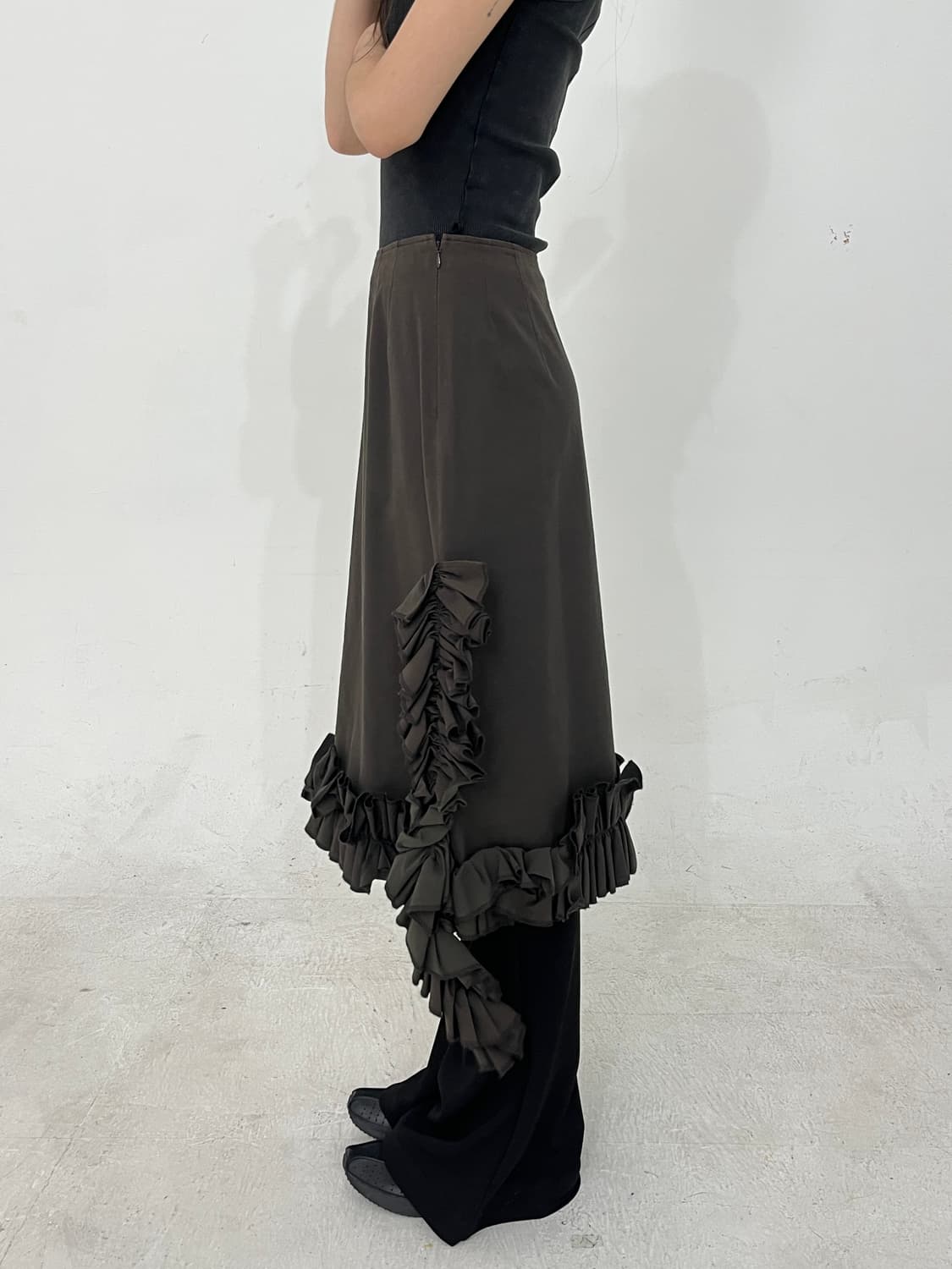 Suno kuwahara frill skirt 상품이미지3