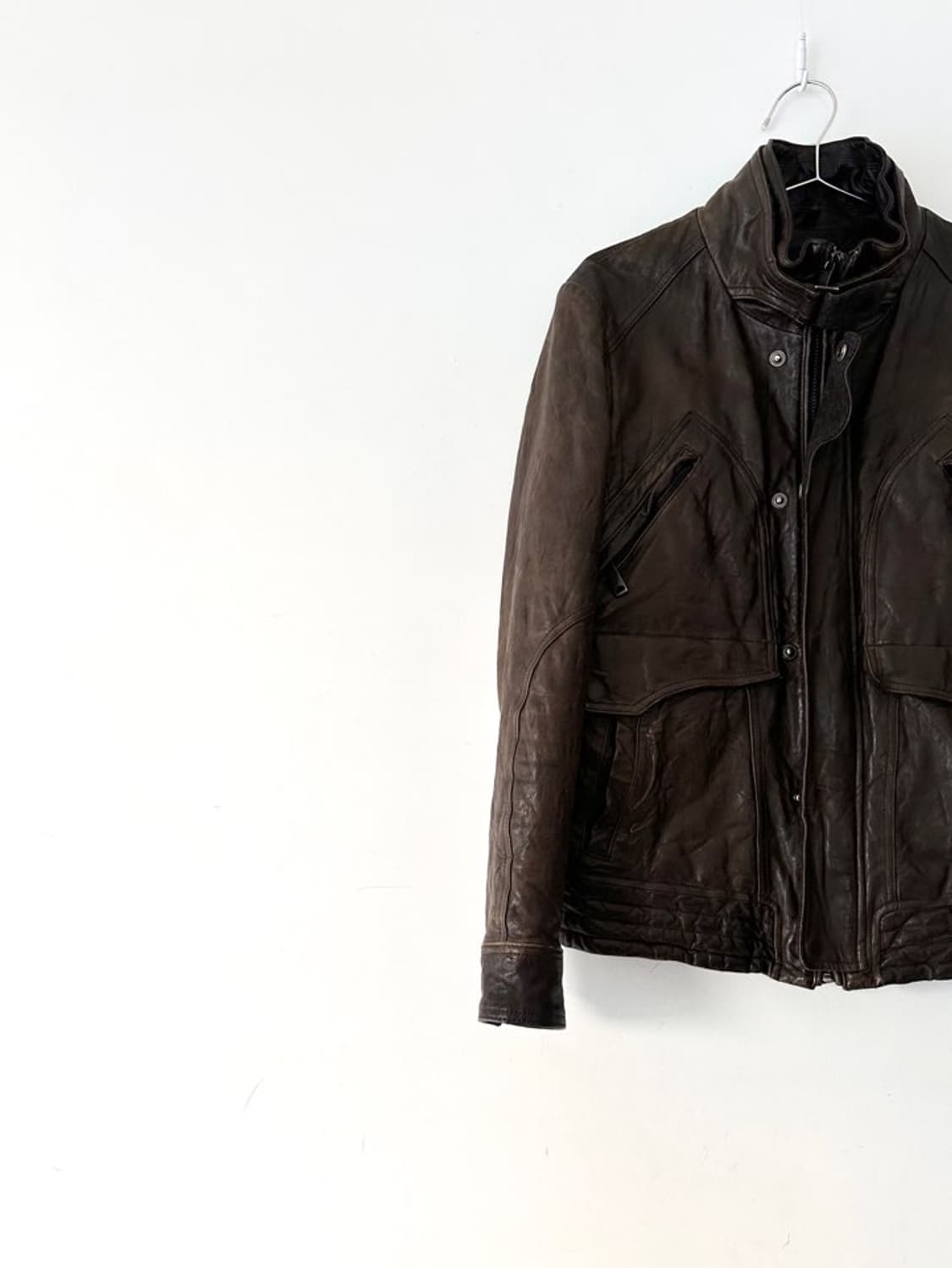 ZIOZIA bomber leather jacket 상품이미지2