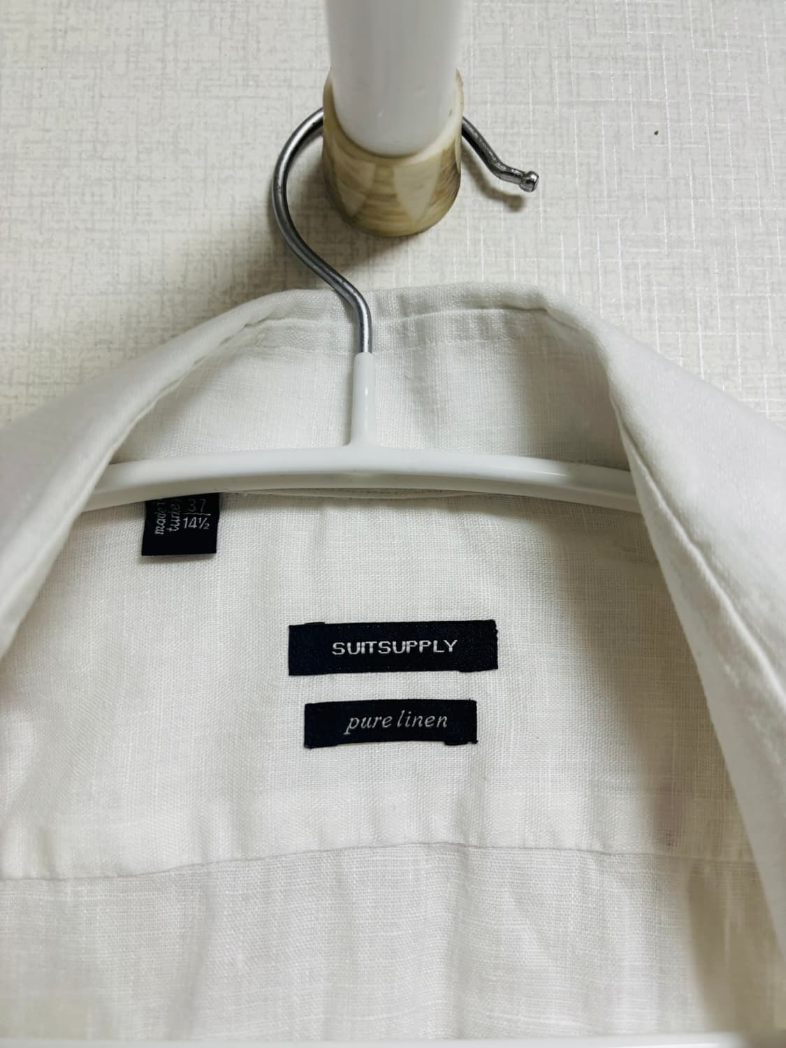 수트서플라이 Suitsupply 순수 린넨 화이트 셔츠 상품이미지2