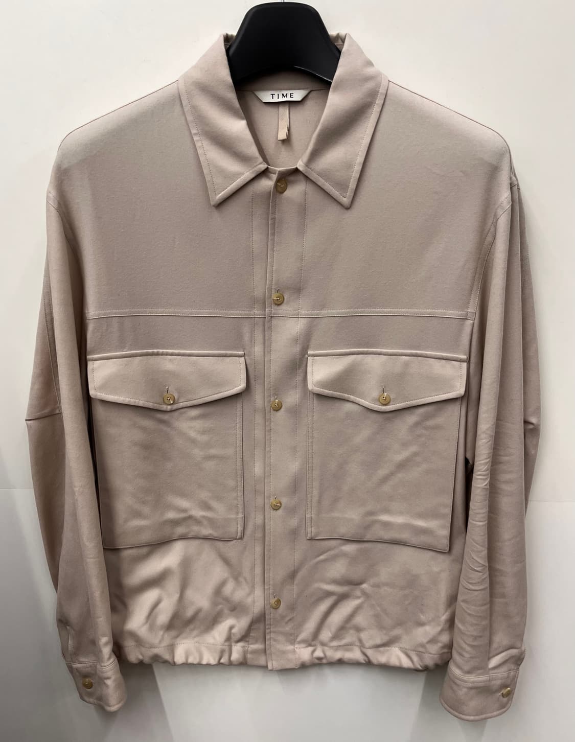 TIME 타임 베이지 셔츠 자켓 100 상품이미지1
