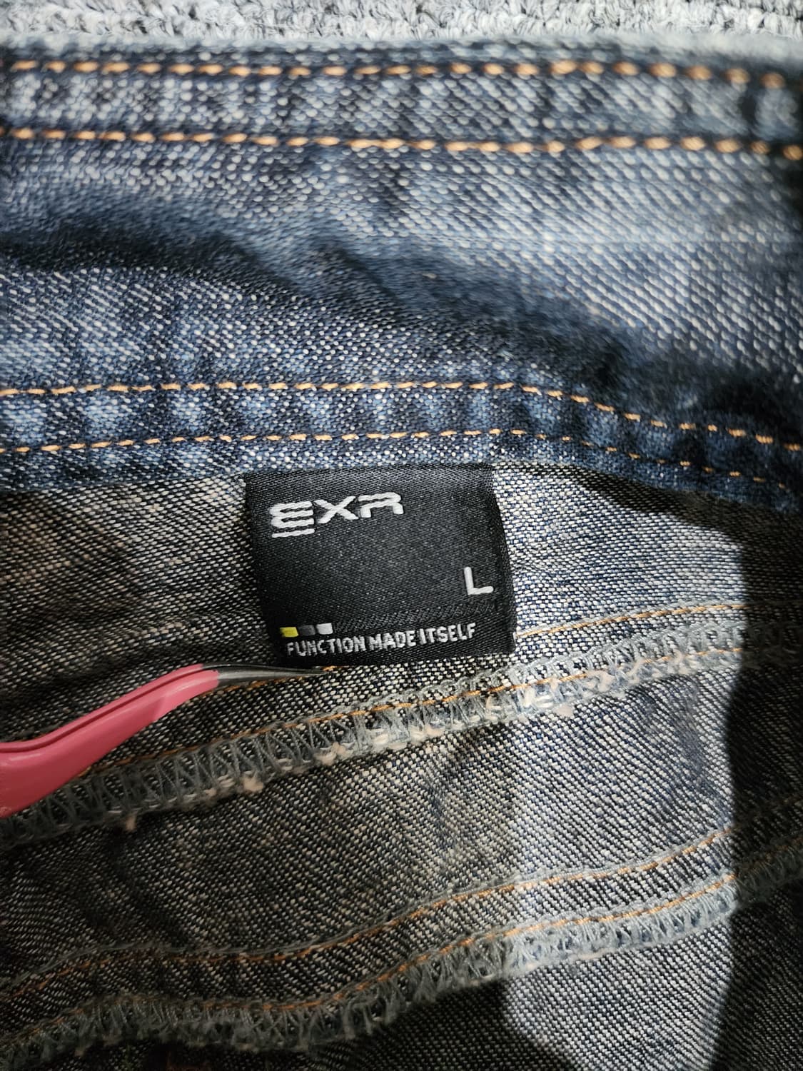 EXR 빈티지 00s 프로그레시브 스포티 데님팬츠 청바지 L 상품이미지8