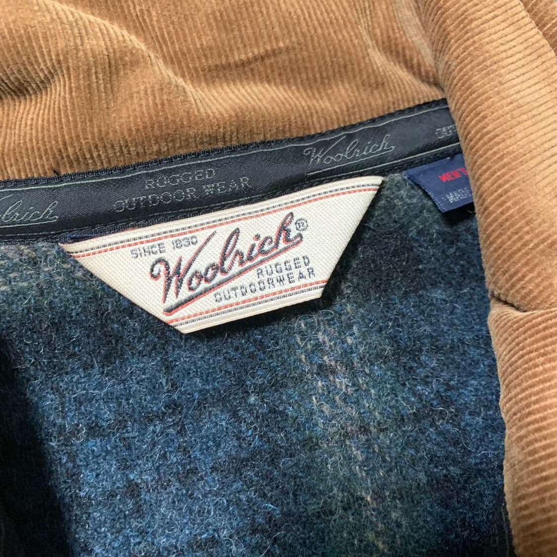 [L~XL] 울리치 채크 울 집업 베스트 상품이미지6