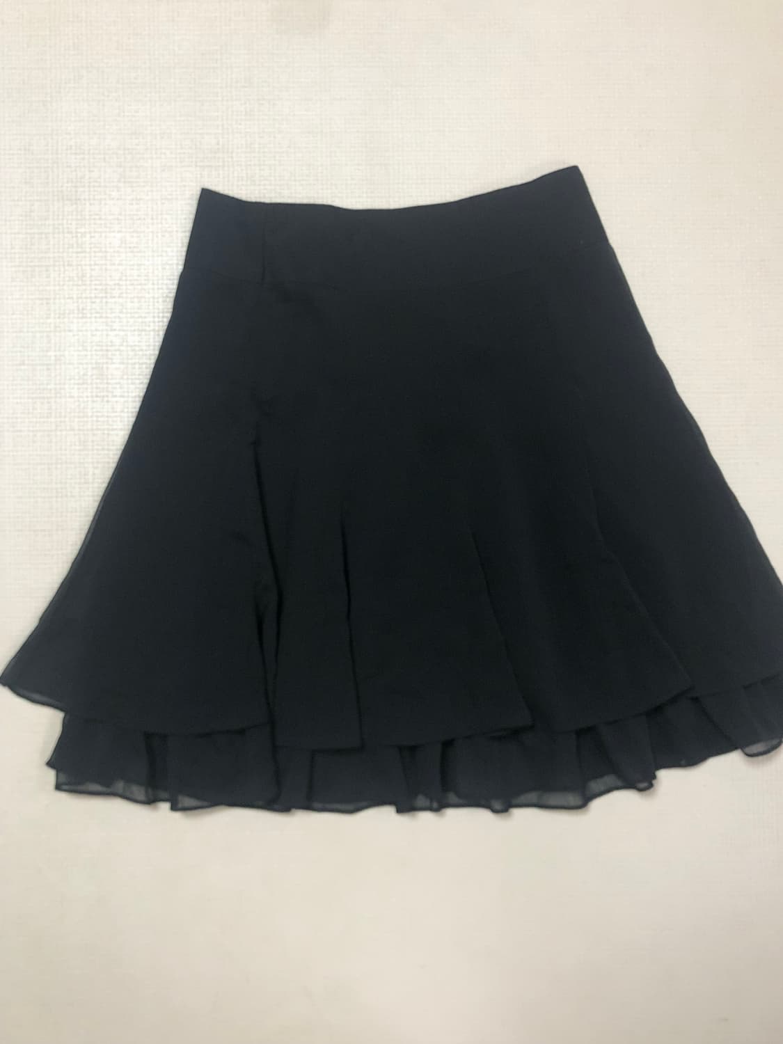 빈티지 블랙 프릴 미디스커트 상품이미지9