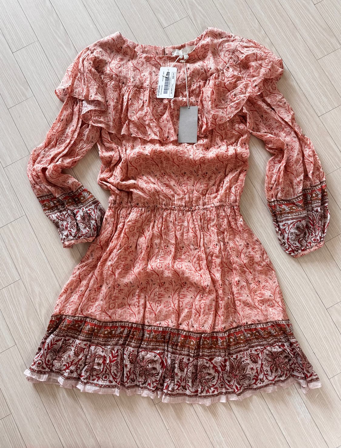 44반 마른55 텍달린 새상품 바네사부르노 정가90만 에스닉 원피스 상품이미지4