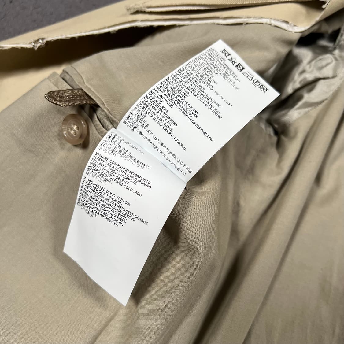 메종 마르지엘라 컷오브 더블 트렌치코트 상품이미지8