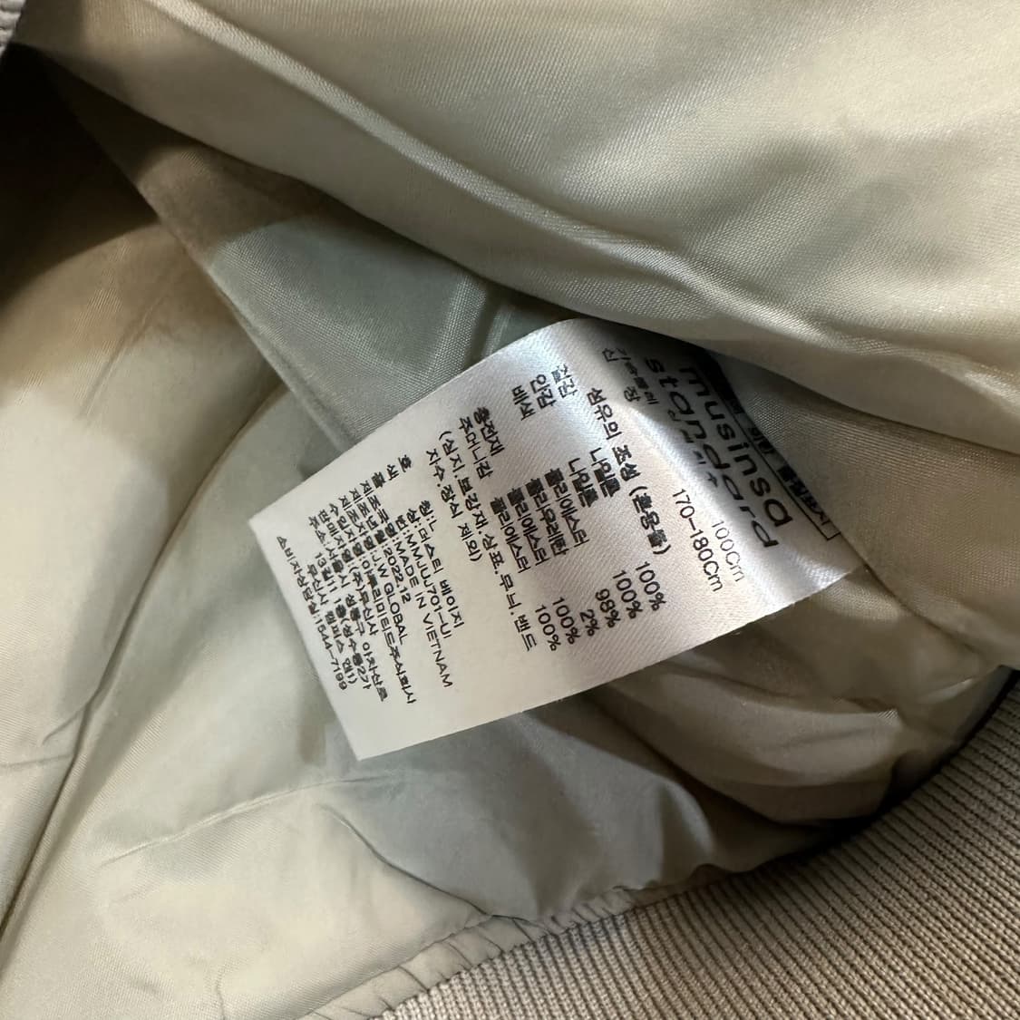 무신사스탠다드 MA1 상품이미지4