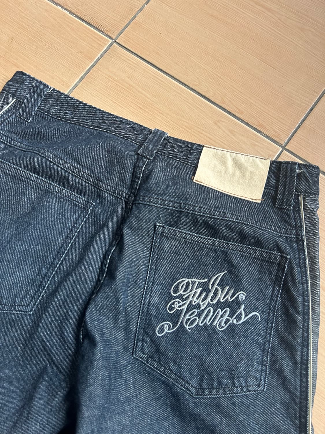 90‘s FUBU 후부 와이드진 36in 상품이미지5