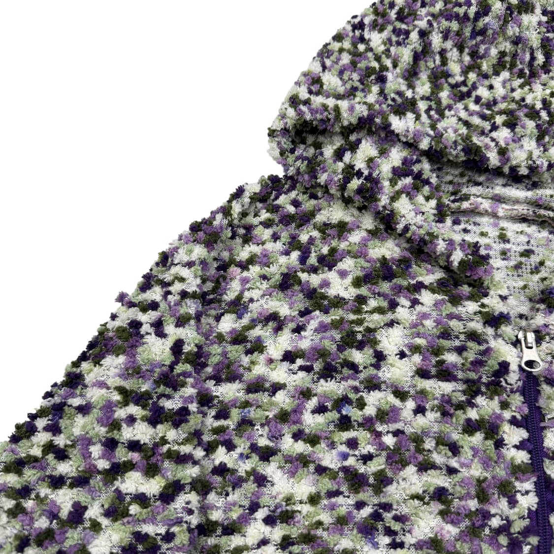 와이낫어스 부클 뽀글이 후드집업 자켓 상품이미지2
