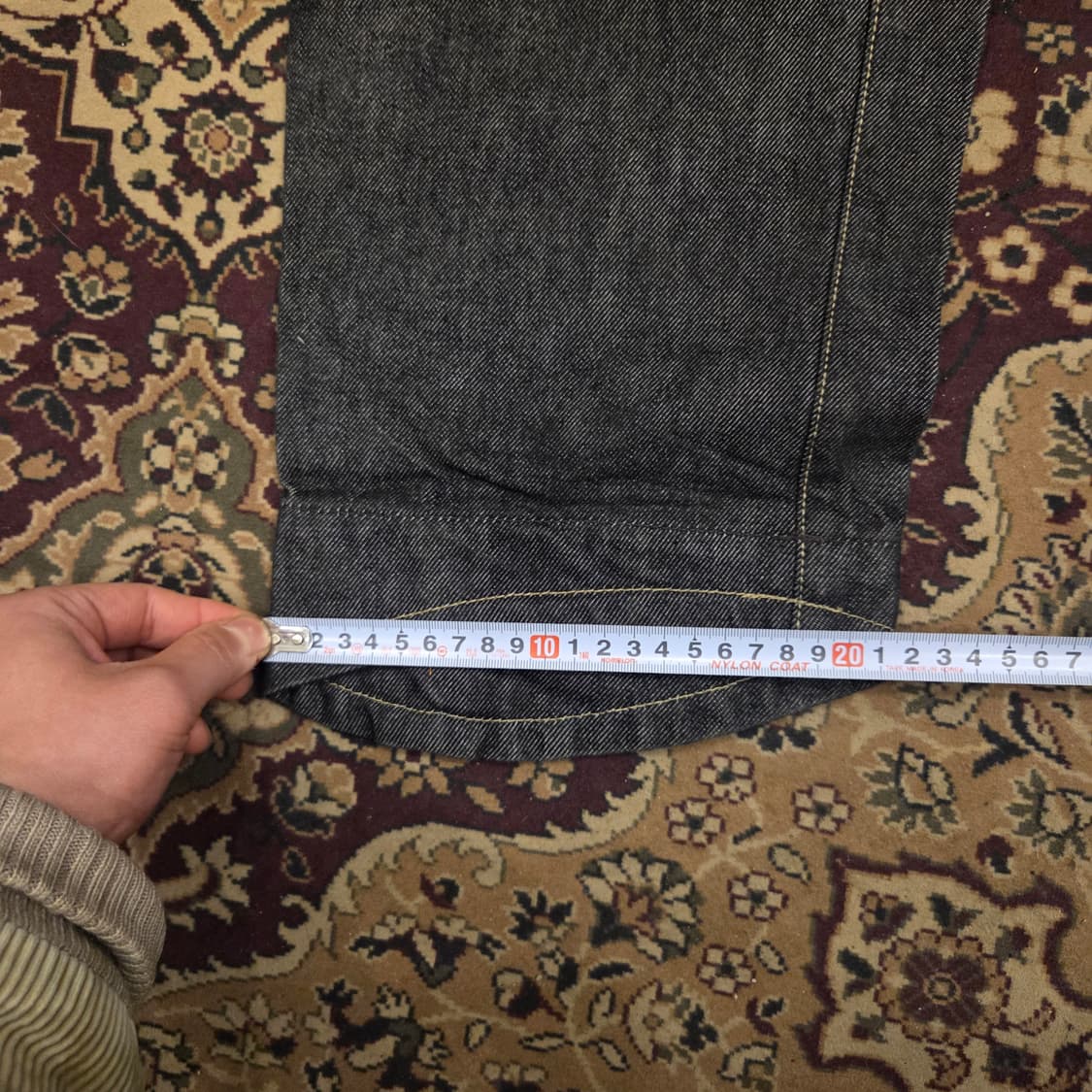 리바이스 엔지니어드진 32사이즈 생지 블랙진 흑청 상품이미지8