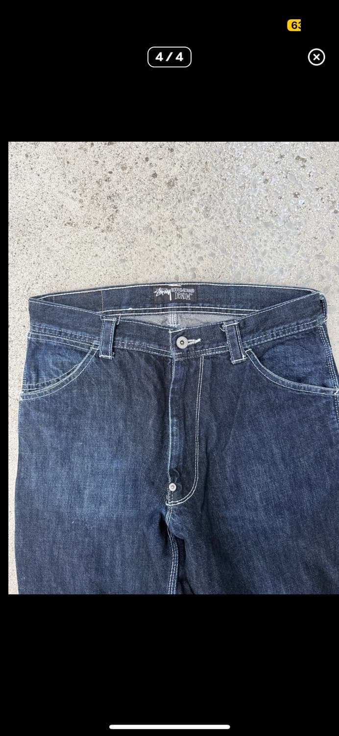 00s stussy 카펜터 데님 팬츠 상품이미지4
