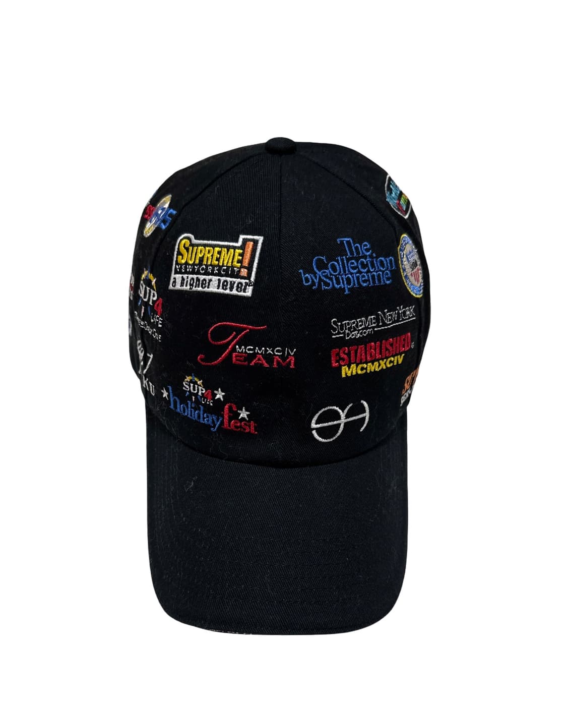 슈프림 스폰서스 6-패널 블랙 볼캡 상품이미지1