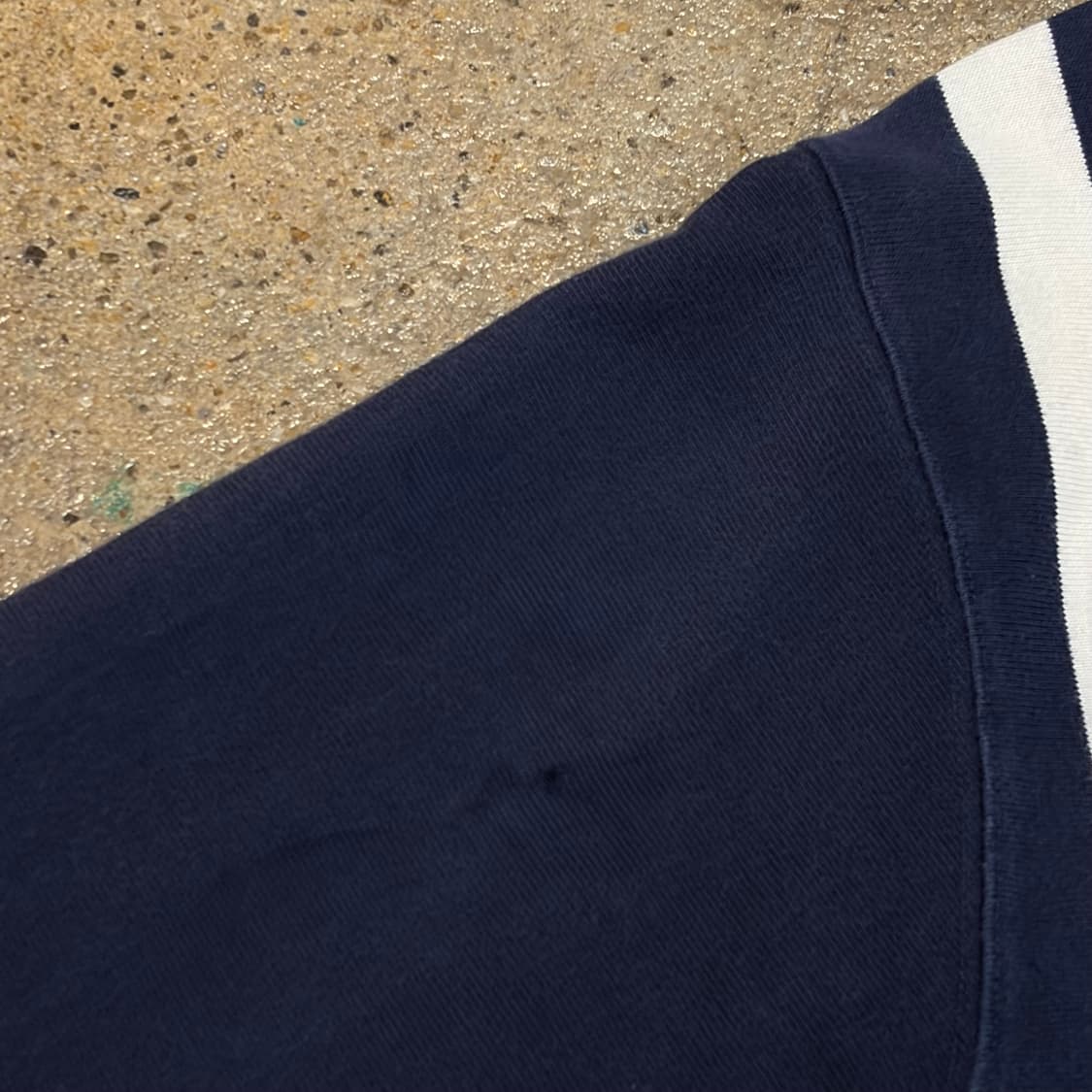 레어 90s 미국 빈티지 폴로랄프로렌 스트라이프 럭비티 카라티  상품이미지8