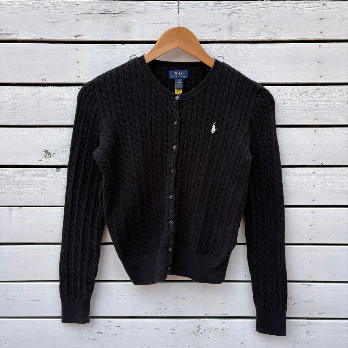 Polo 폴로 케이블 꽈배기 니트 가디건 상품이미지1