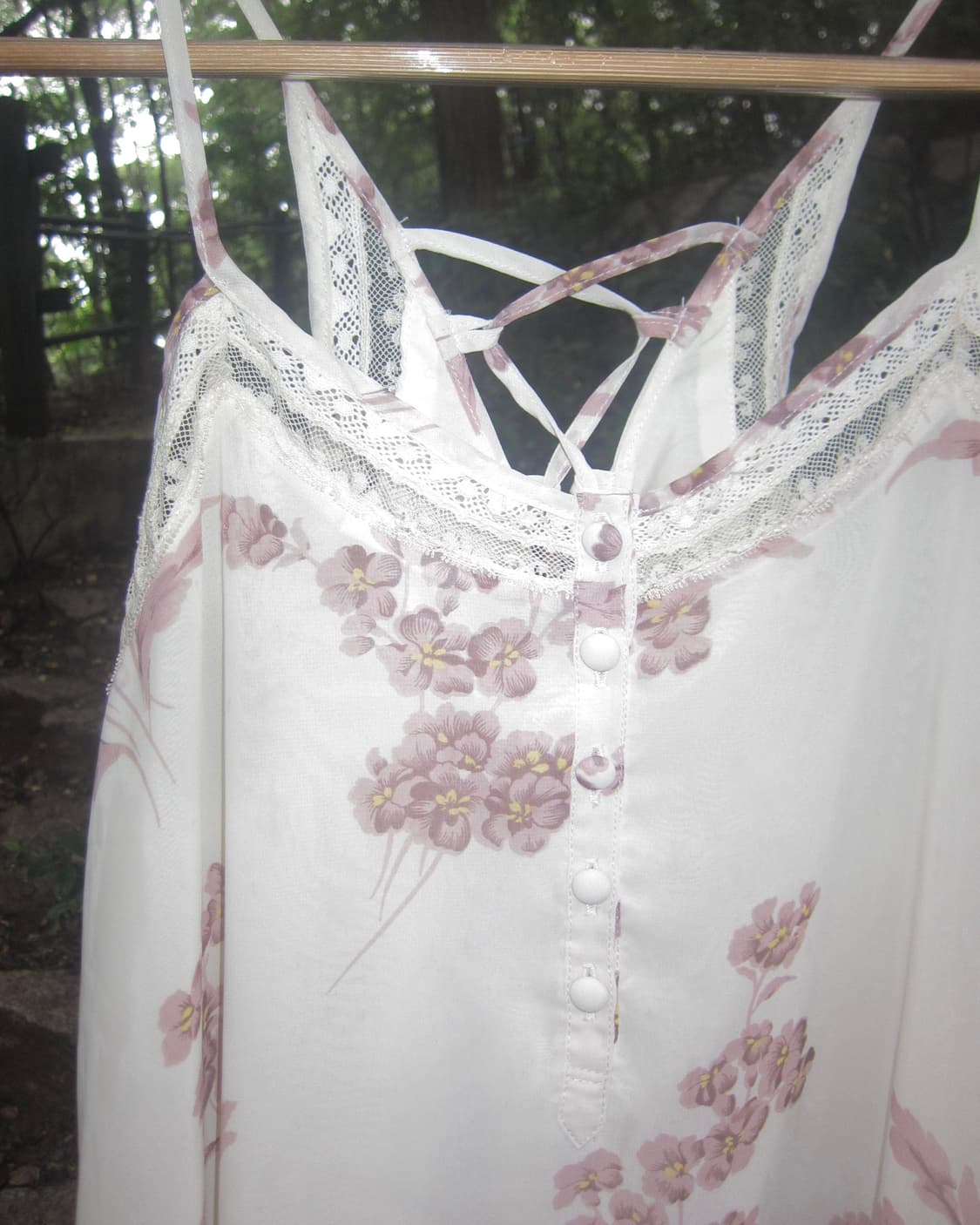vintage flower sleeveless top 상품이미지2
