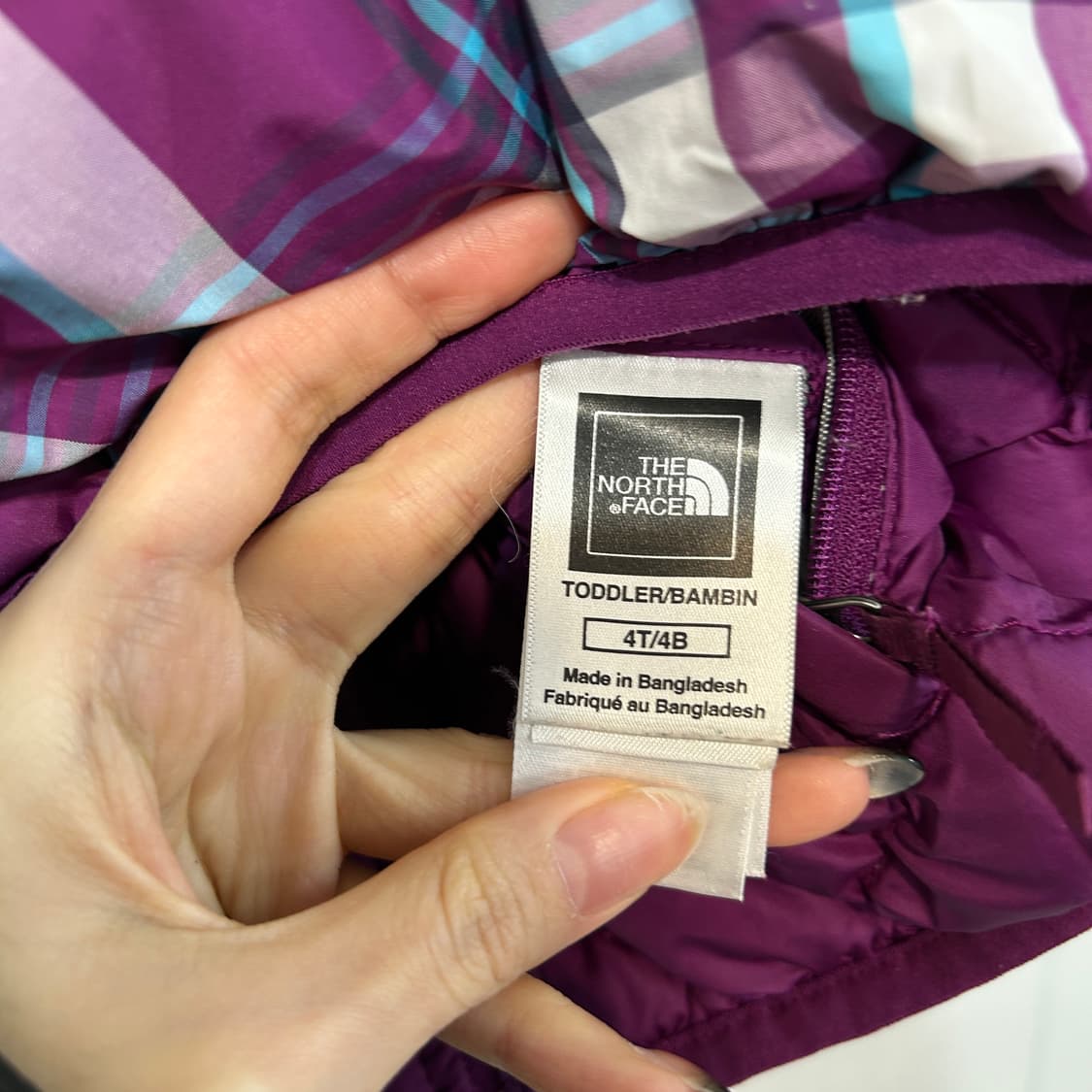 노스페이스 키즈 구스다운 패딩 4T  상품이미지4