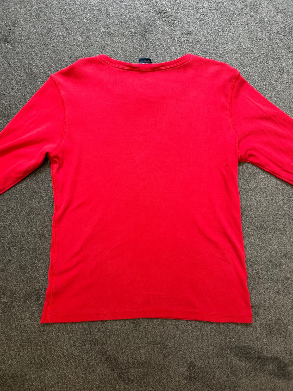 폴로 랄프 로렌 레드 긴팔 티셔츠 [XL] 상품이미지3