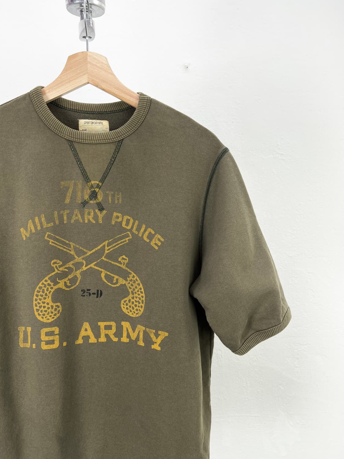 스포츠웨어 MFG US ARMY 하프 스웻 셔츠 상품이미지3