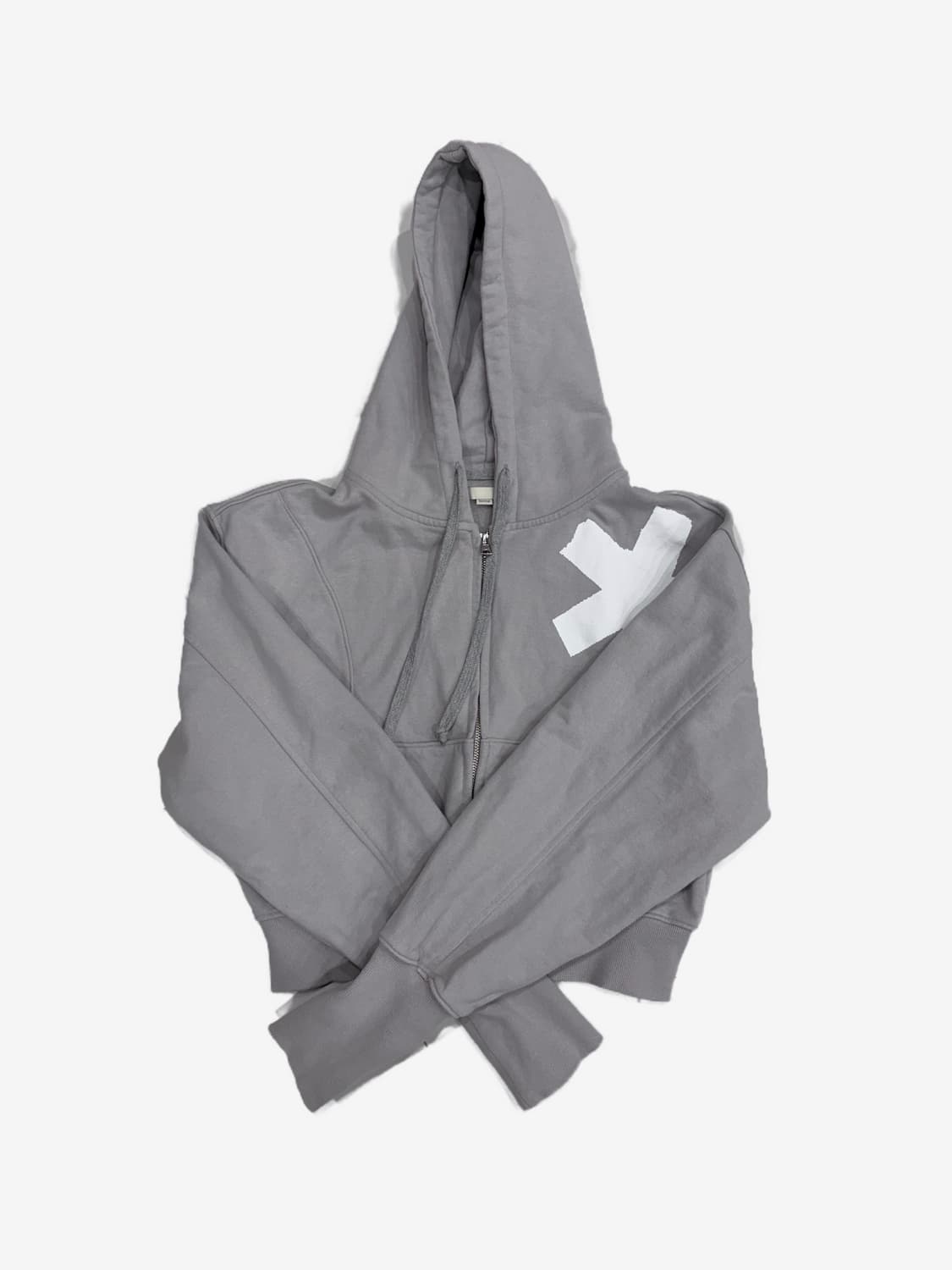 Bonnae hoodie zip-up gray 상품이미지4