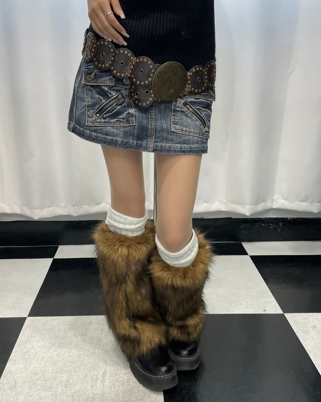 🎸딥 블루 데님 스커트🎸 상품이미지1