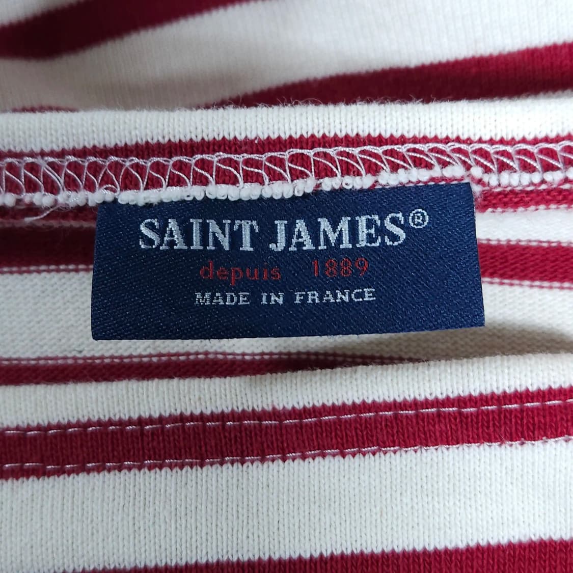 남녀공용L)세인트제임스 스트라이프 긴팔 티셔츠  상품이미지7