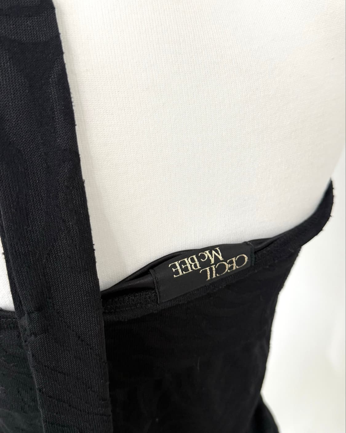 CECIL McBEE Zebra Halter Tube Top 상품이미지10