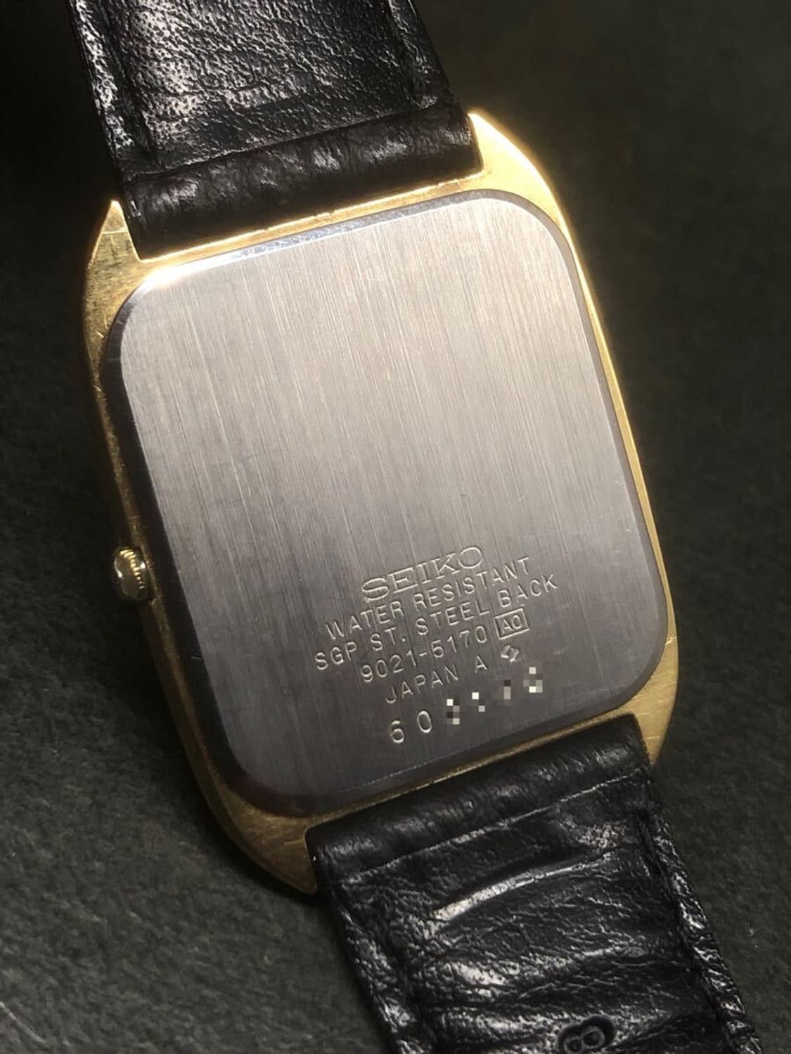 [시계방 회수품]SEIKO 80's 빈티지 클래식 사각드레스 워치 상품이미지5
