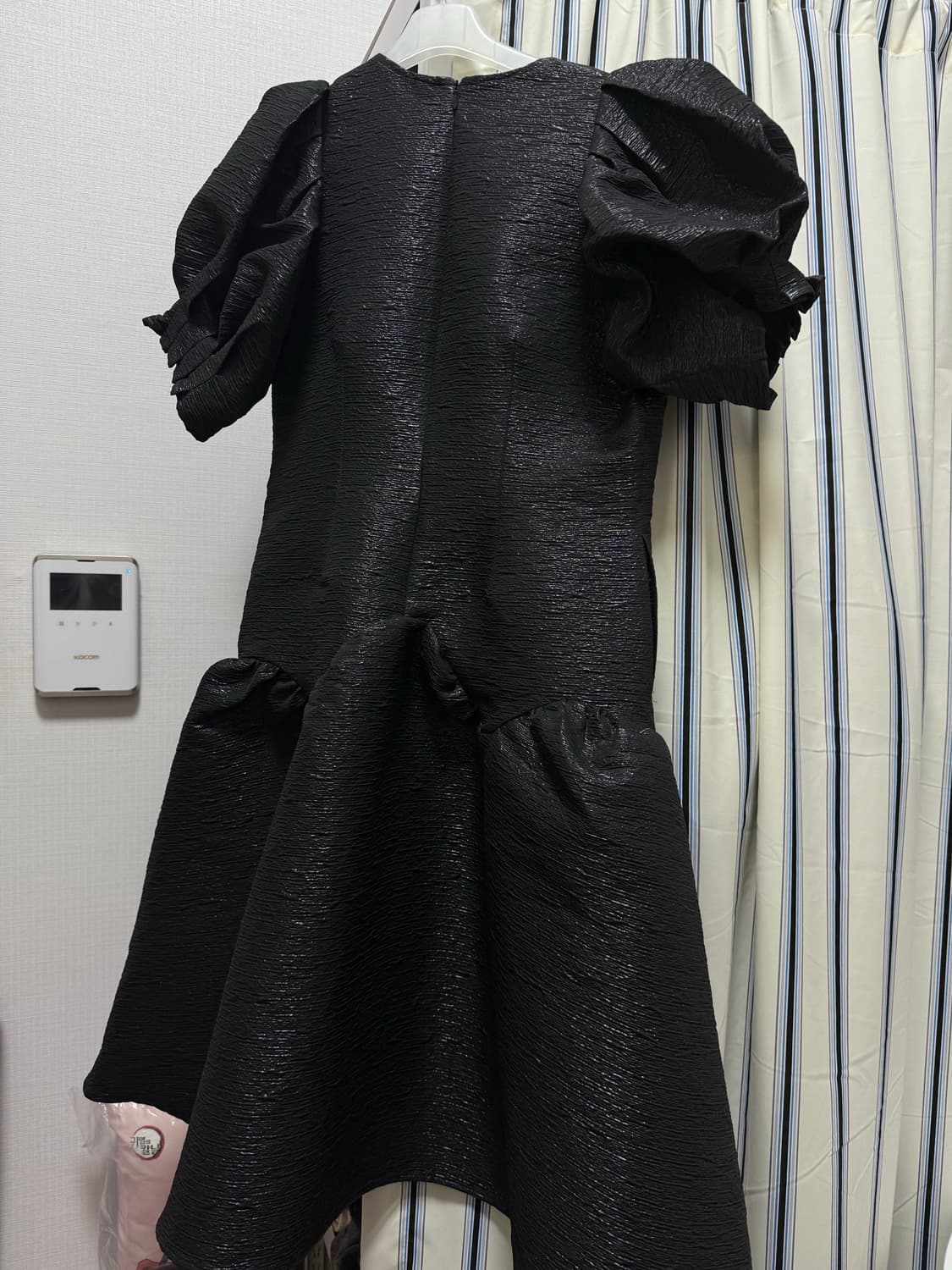 방떼 자카드 브이넥 롱 드레스 M 사이즈 상품이미지2