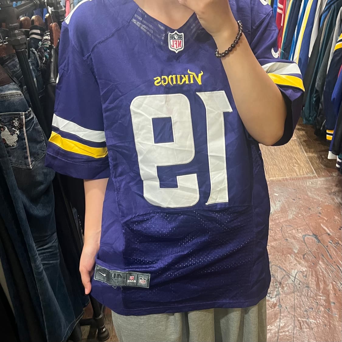 [HI]NFL 풋볼져지 반팔티 퍼플 상품이미지4