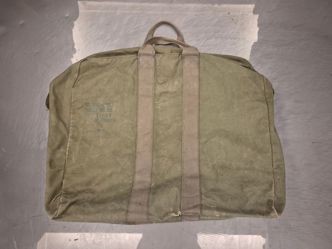 80s USAF 밀리터리 키트 백 상품이미지1