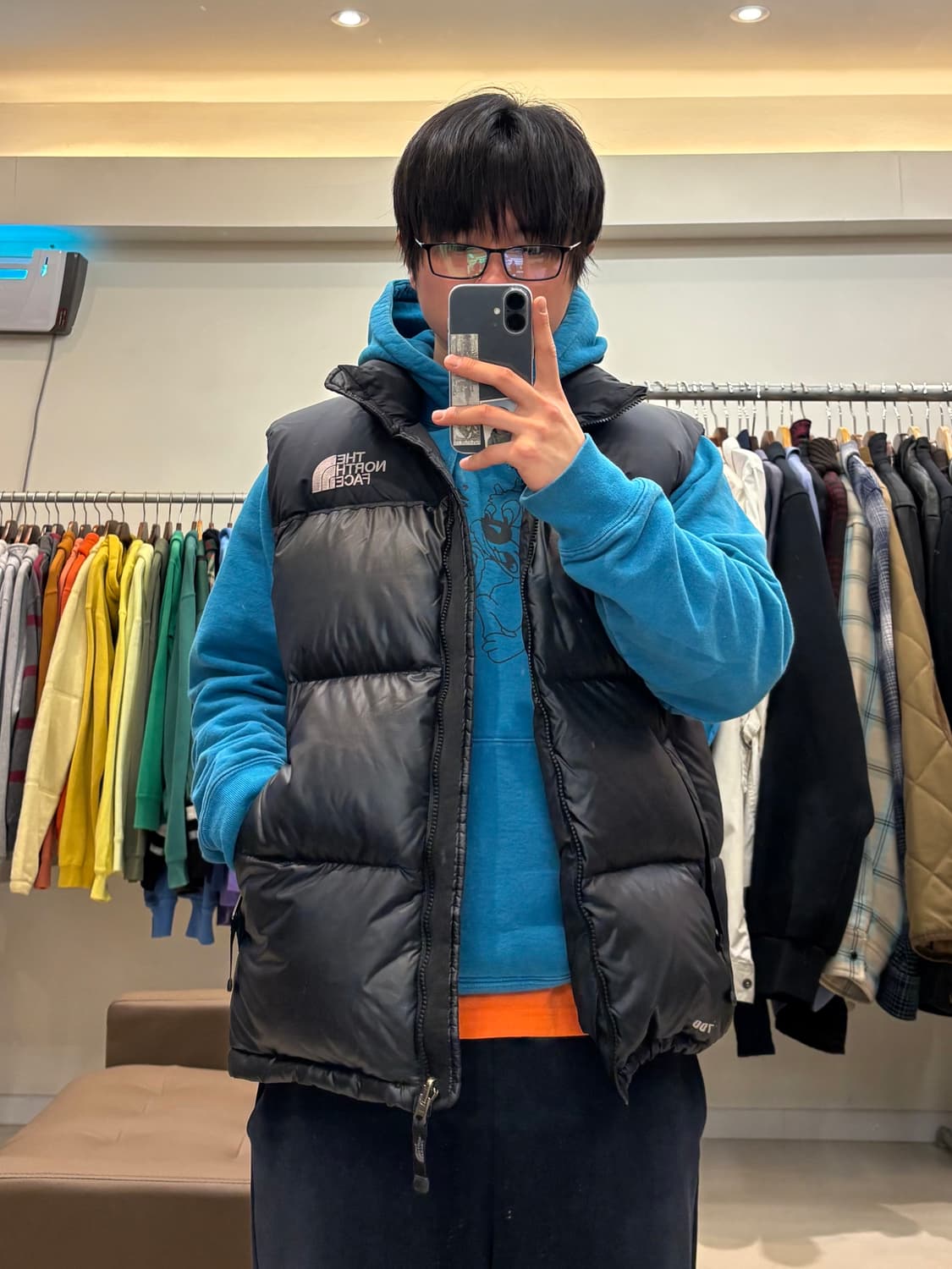 노스페이스 눕시 700 패딩 베스트 상품이미지9