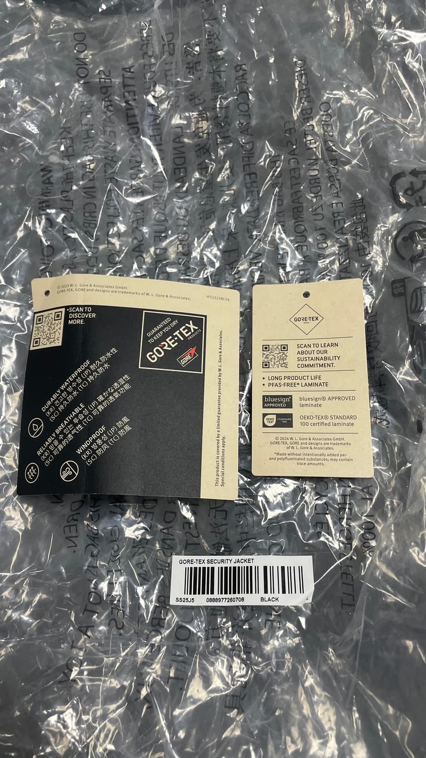 L 슈프림 투인원 고어텍스 쉘 + 퀼티드 라이너 베스트 블랙 - 25SS 상품이미지6