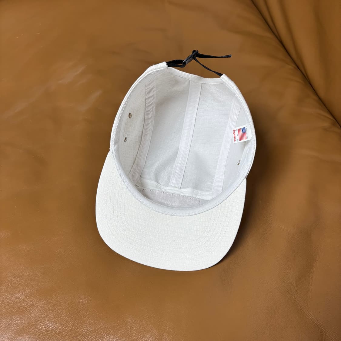 Supreme 슈프림 화이트 캠프캡 모자 (Jacquard White) 상품이미지6