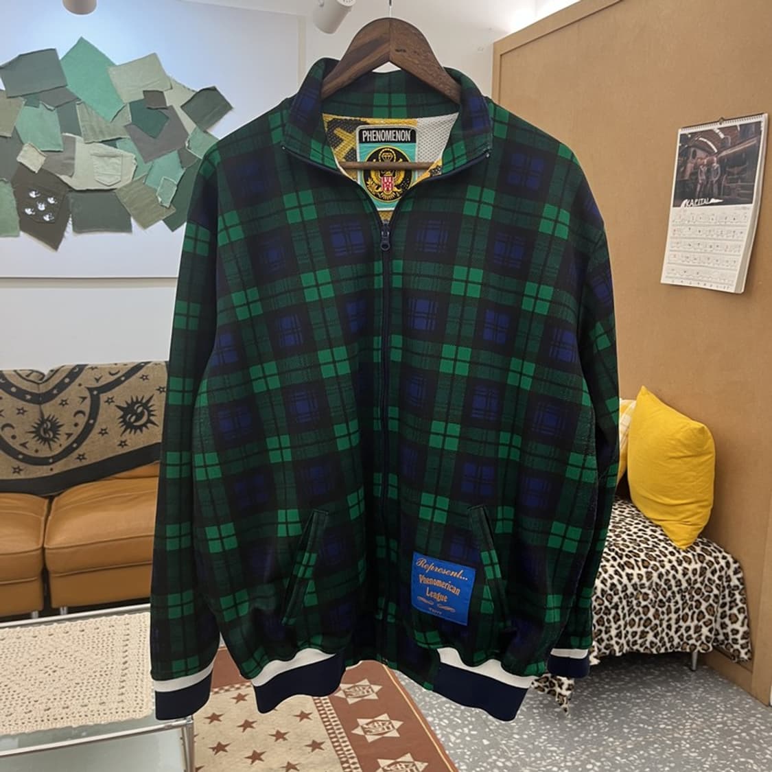 페노메논 유니크 키치 펑크 패턴 리버시블 양면 자켓 L C09907 상품이미지3