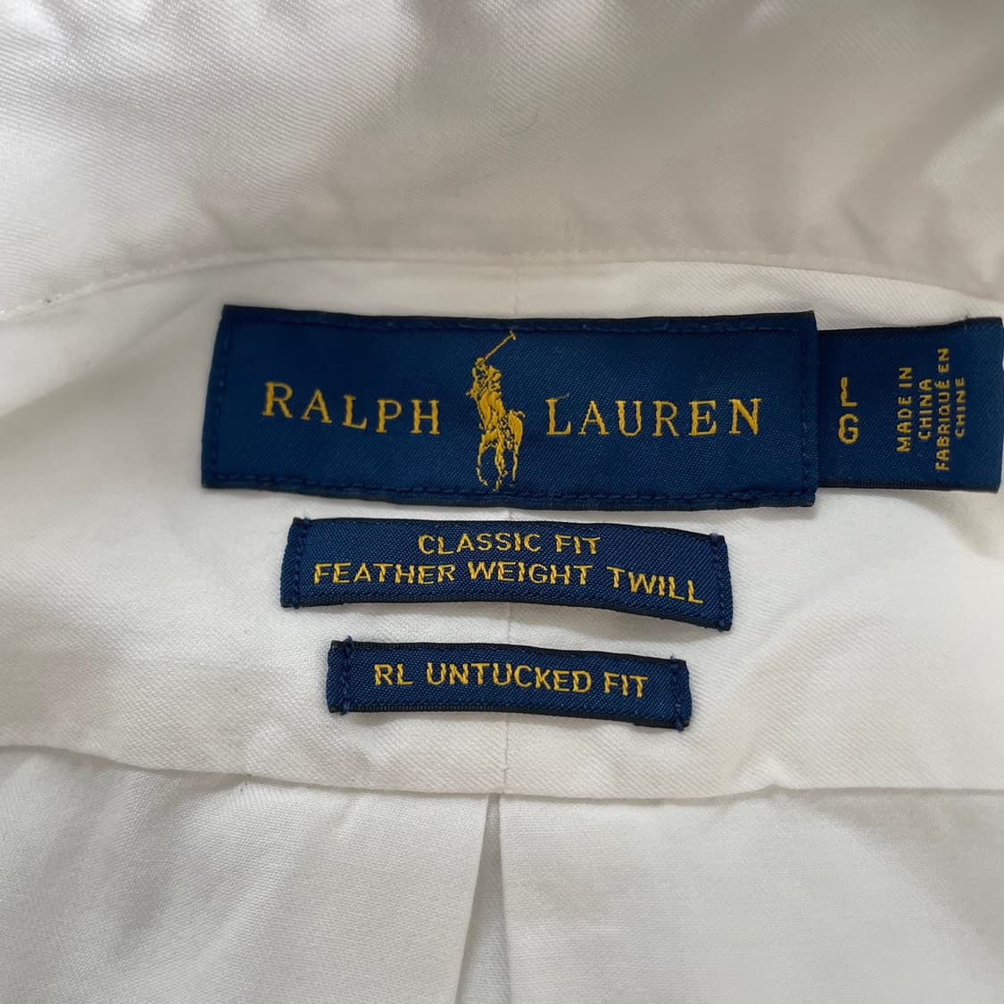 Polo 폴로 랄프로렌 화이트 블루포니 하프셔츠 상품이미지4