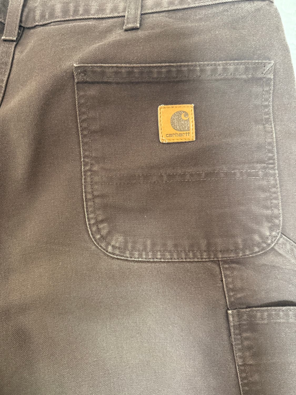 칼하트 빈티지 브라운 코튼팬츠 상품이미지2