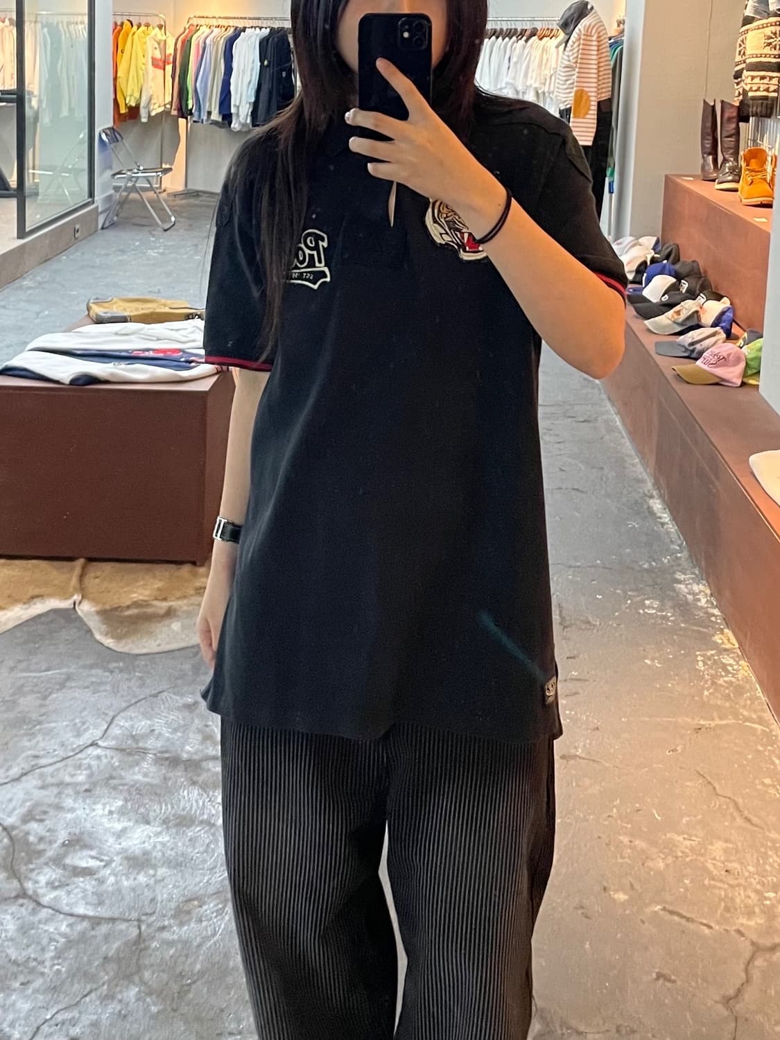 폴로 랄프로렌 타이거 패치 카라 반팔 H438 상품이미지1
