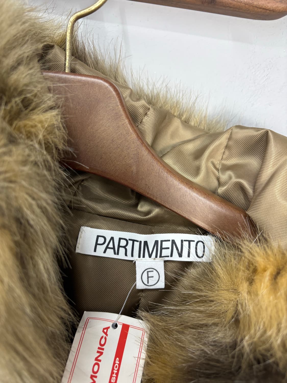 파르티멘토우먼 후디드더플 퍼 코트 믹스 브라운 A3148 상품이미지5