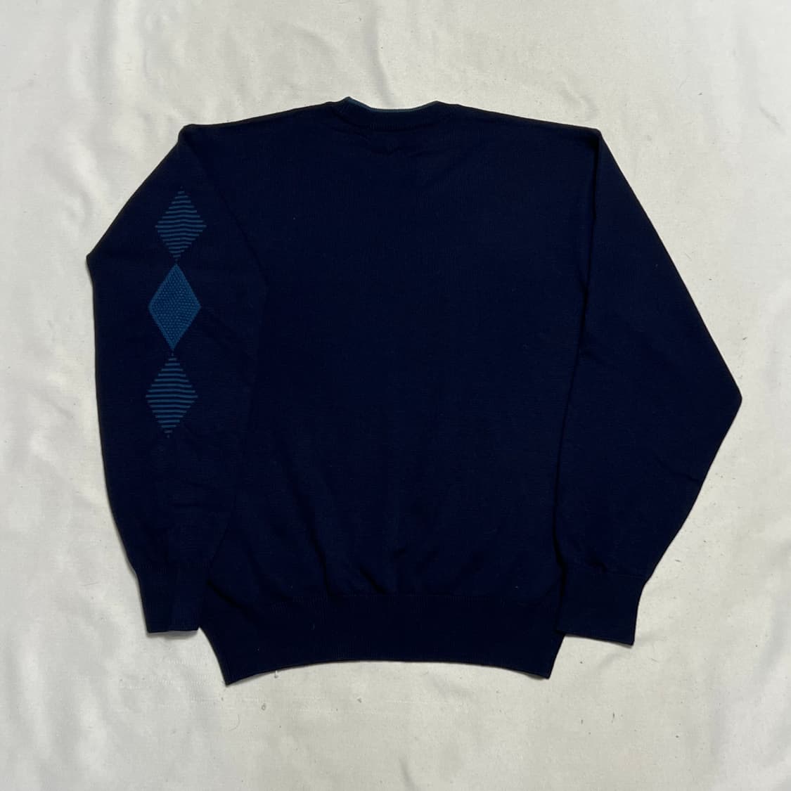 95 크리스찬 디올 아가일 패턴 네이비 울 니트 상품이미지3