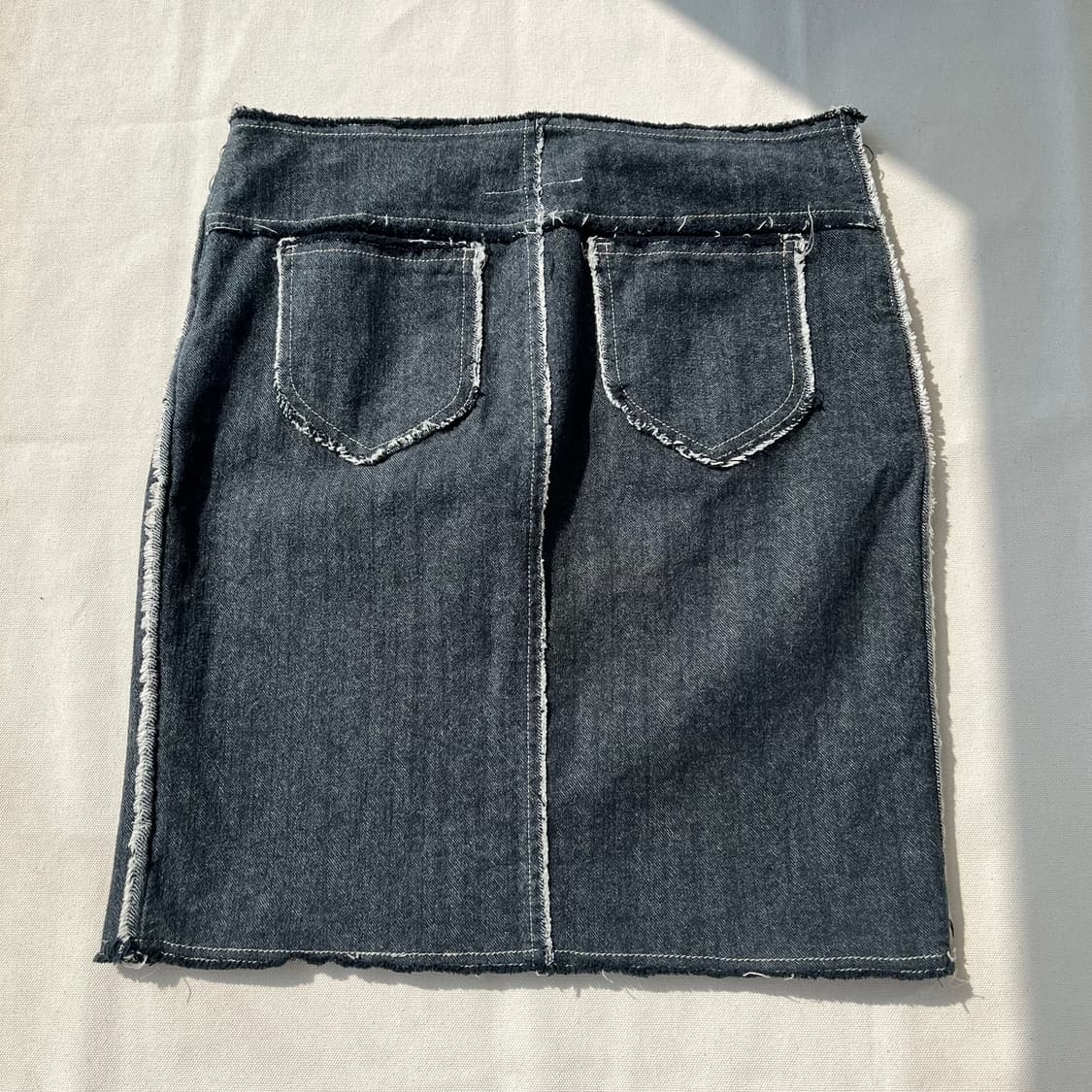 마틴 마르지엘라 6라인 컷오프 데님 미니 스커트 상품이미지8