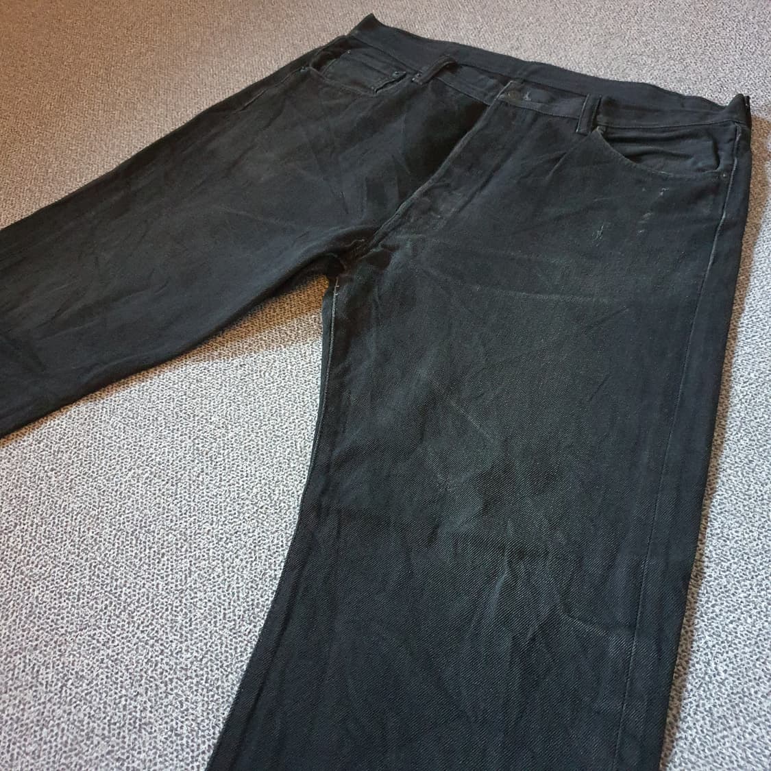 리바이스501 블랙 데님 팬츠 상품이미지2