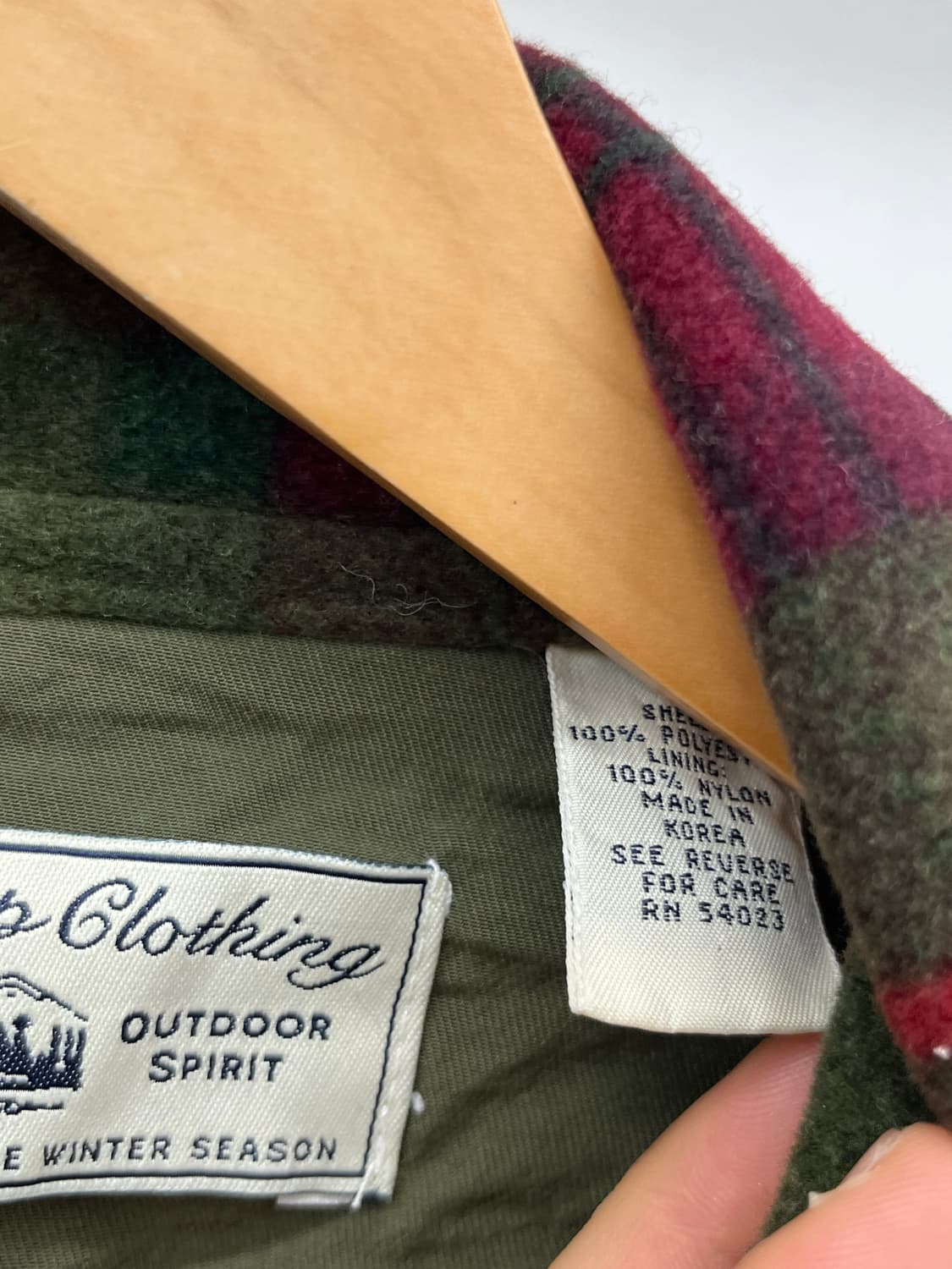 108) CHECK TWO-POCKET FLEECE HALF ZIP-UP 상품이미지3